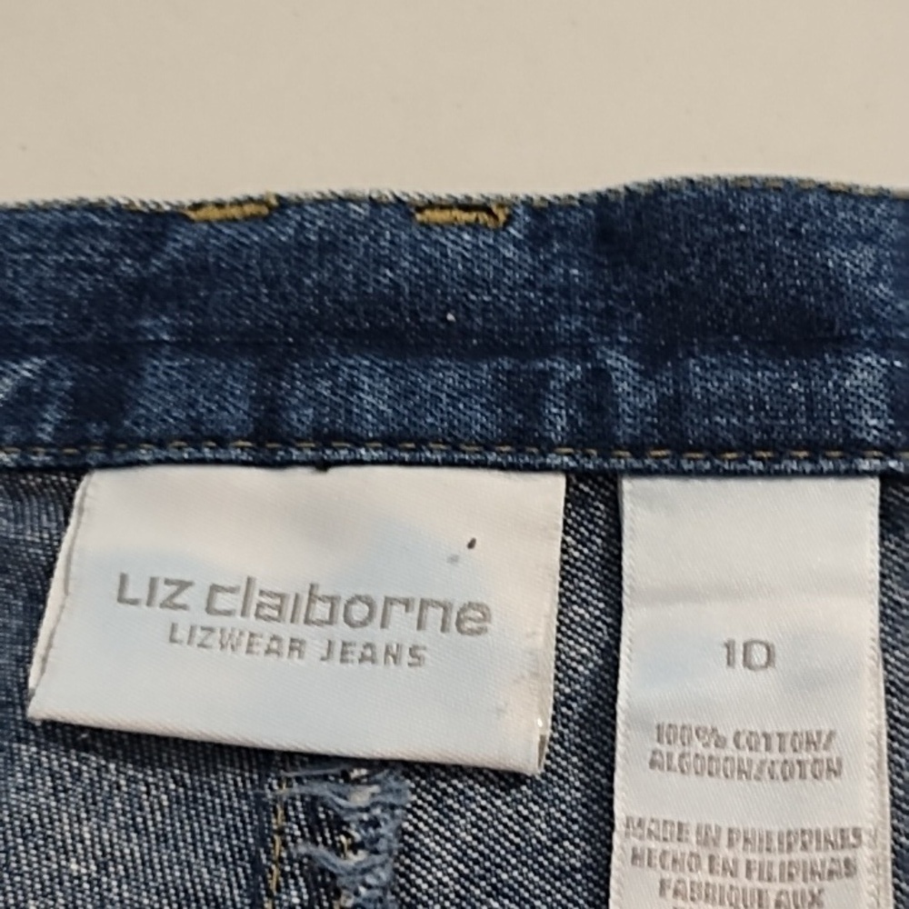 Liz Claiborne 10 Denim 5 pocket Classic Skirt - Picture 8 of 11